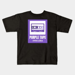 purple tape 1995 era Kids T-Shirt